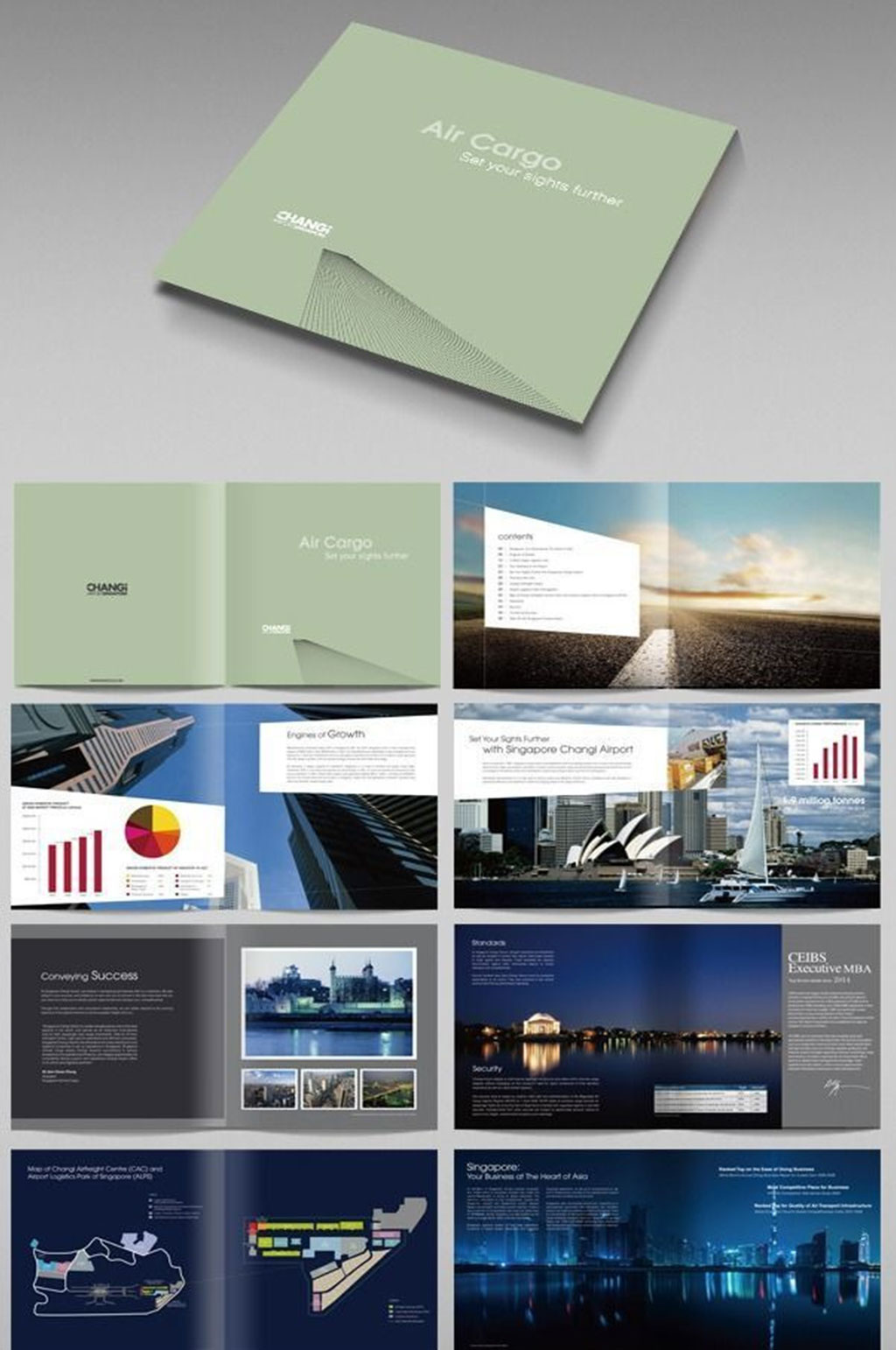 商业画册排版设计模板下载-编号1287960-众图网