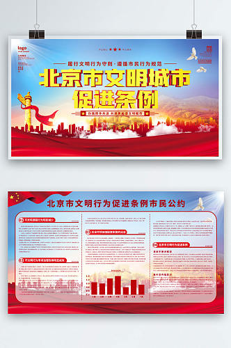 北京市文明行为促进条例市民公约宣传