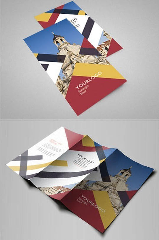 a3纸设计旅游三折页设计素材-a3纸设计旅游三折页模板下载-众屯网