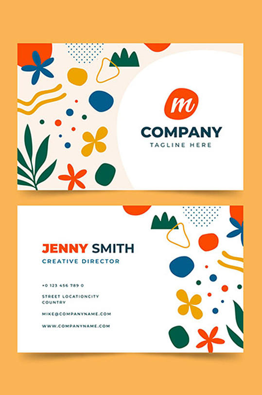 手绘水墨名片图片-手绘水墨名片设计素材-手绘水墨名片模板下载