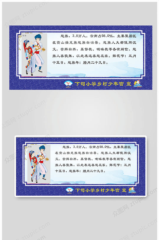 怒族民族文化展板-众图网