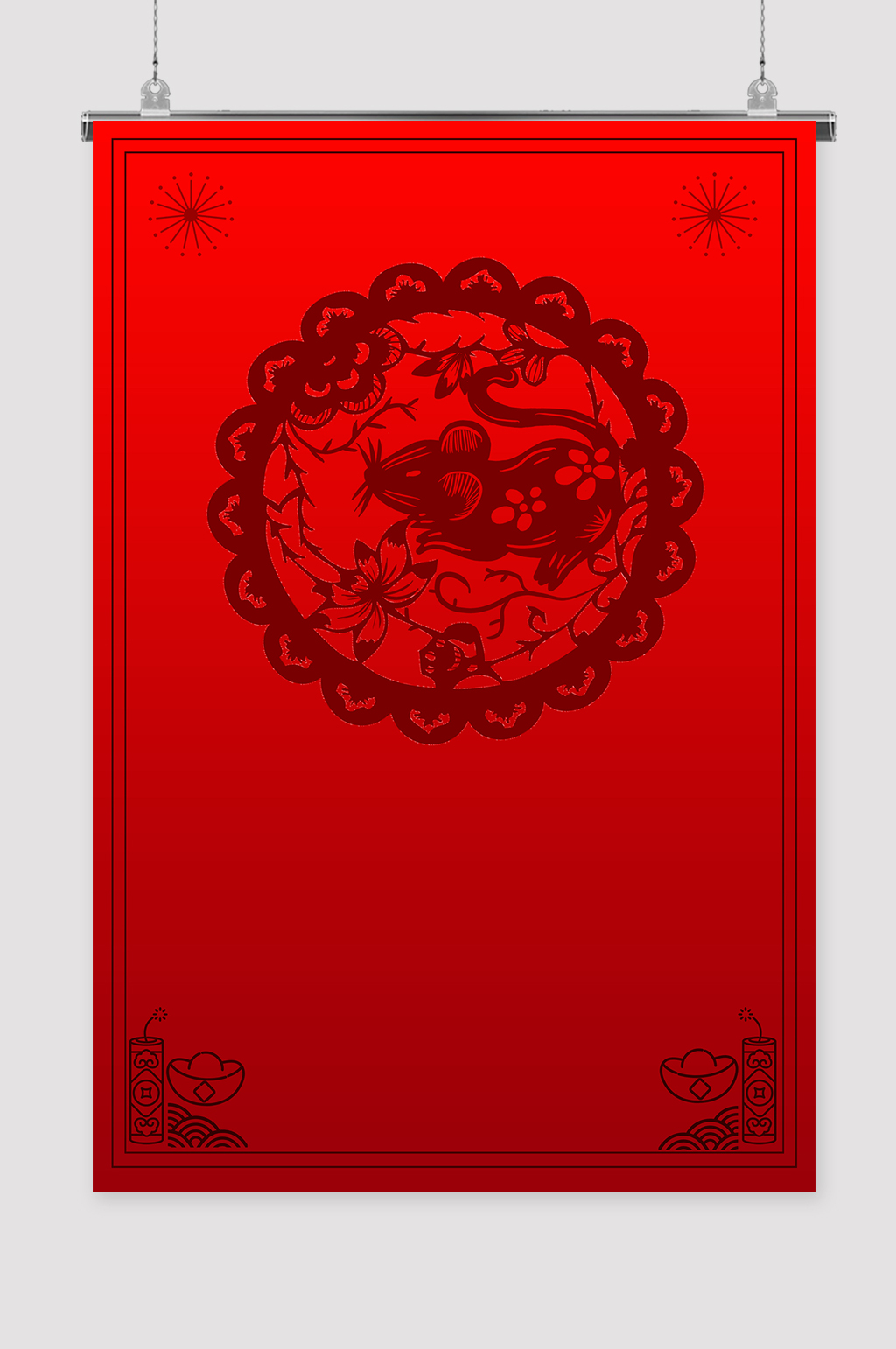 高端红色红色喜庆背景素材