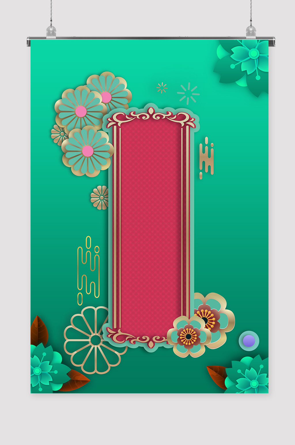 鼠年春节背景高档红色背景素材