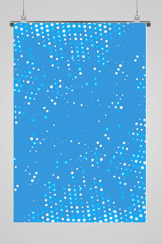 蓝色点点时尚背景