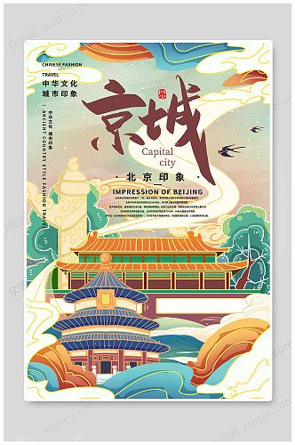 北京城市印象海报