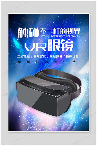 VR科技眼镜海报