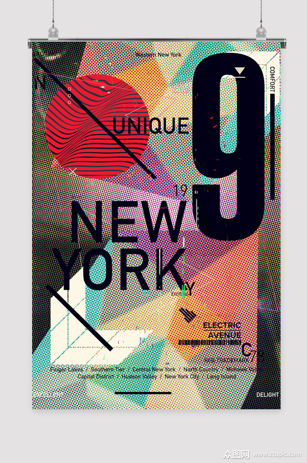 几何 时尚海报素材