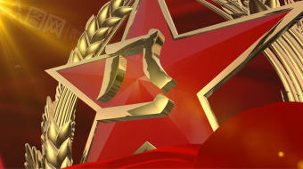 AE模板八一建军节片头开场视频-众图网