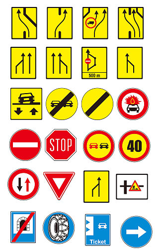 交通安全警示标示