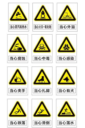 危险标示标志标牌