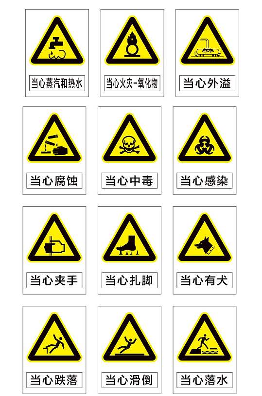 危险标示标志标牌