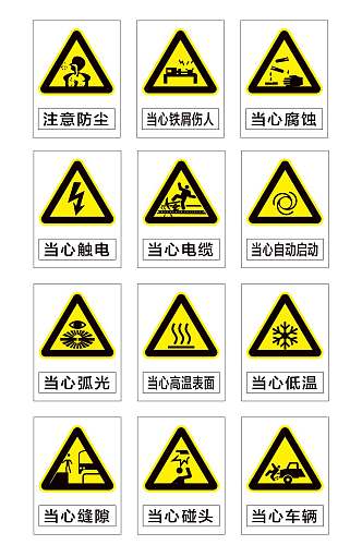 危险标示标志标牌