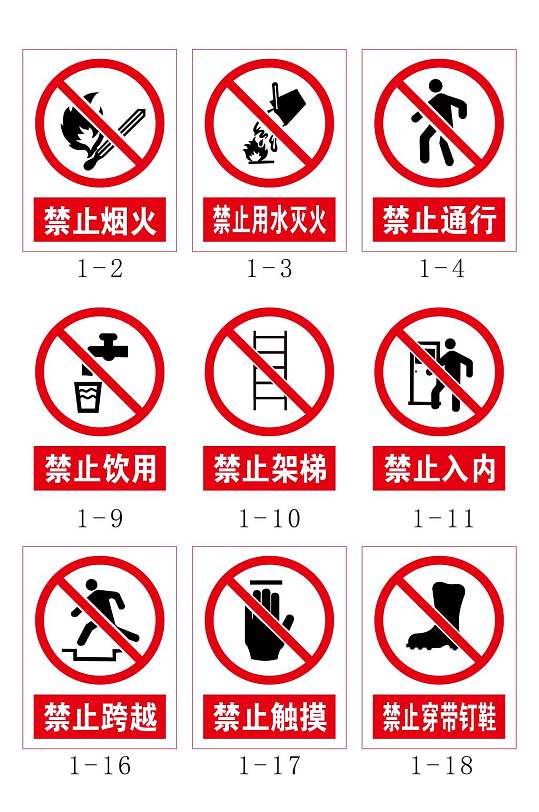 危险标示标志标牌