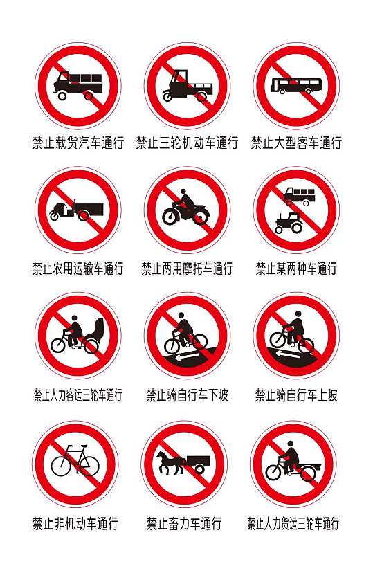 禁止标识标牌展示