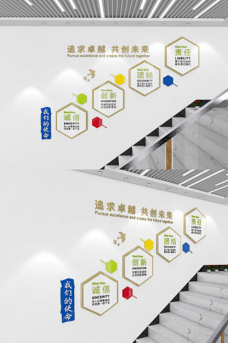 企业楼梯楼道励志标语文化墙楼梯文化墙