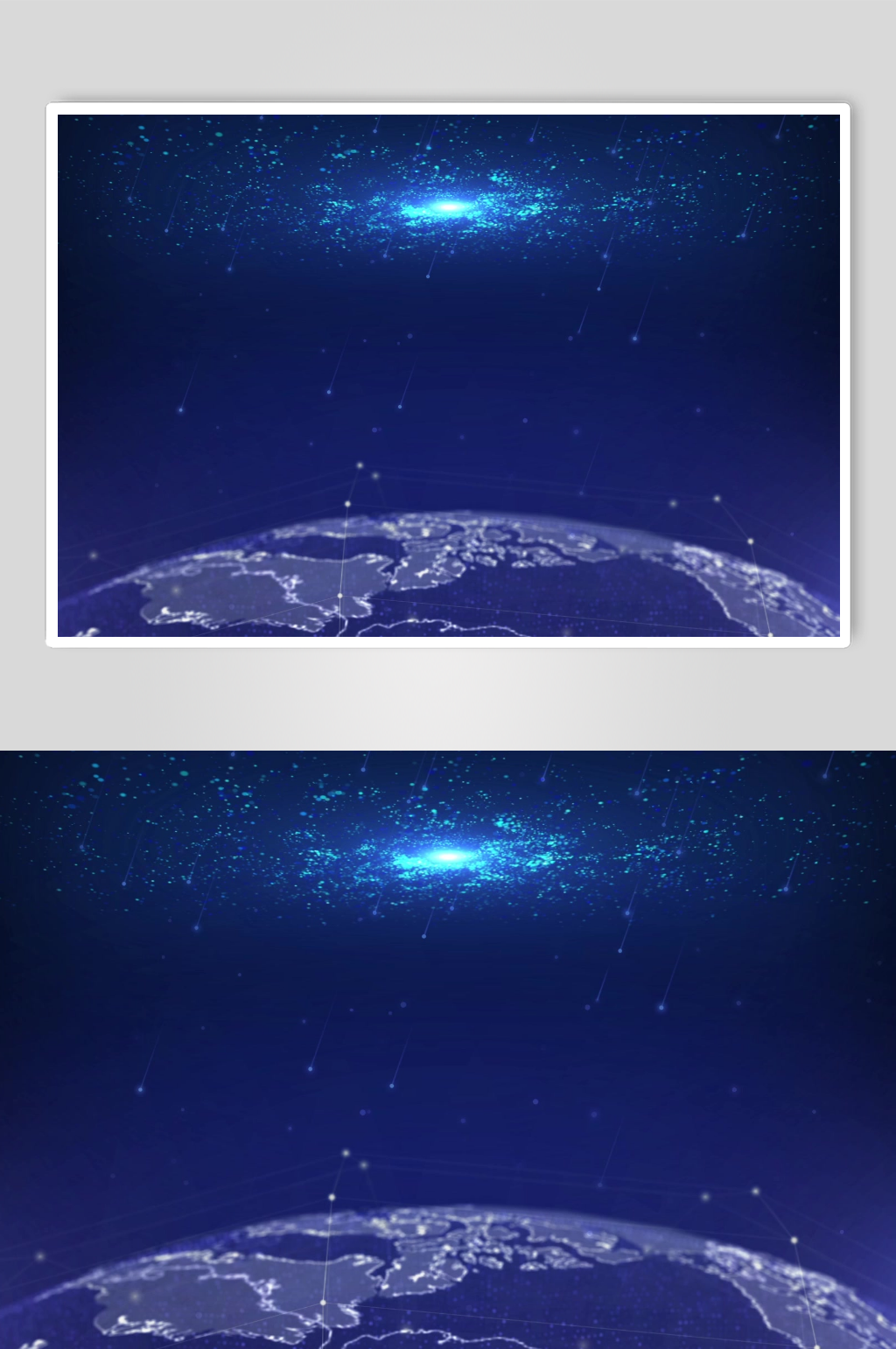 梦幻宇宙中的地球景观素材