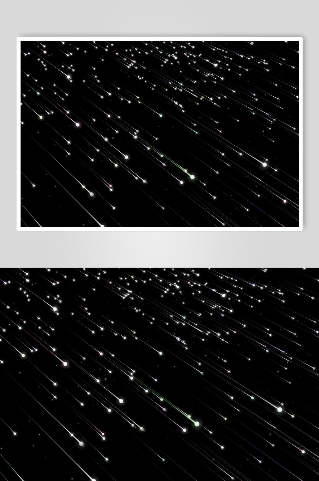 星芒闪烁的深邃夜空素材
