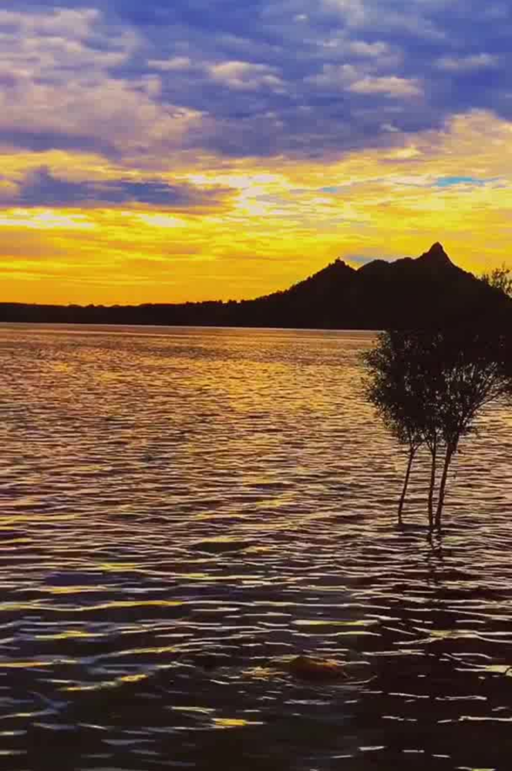 唯美夕阳晚霞彩云景观素材素材