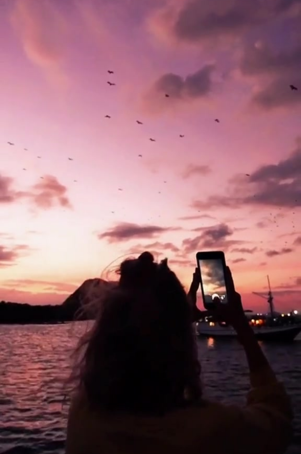 唯美夕阳晚霞彩云景观素材素材