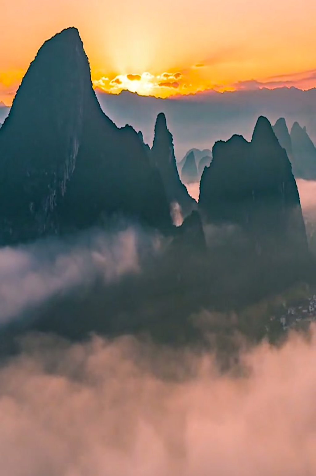 山水自然风景视频素材素材