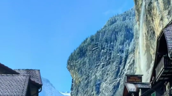 瑞士乡村风景素材视频-众图网