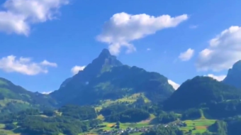 瑞士乡村风景素材视频-众图网