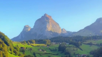 瑞士乡村风景素材视频-众图网