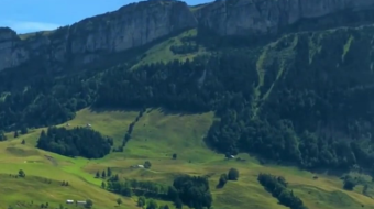 瑞士乡村风景素材视频-众图网