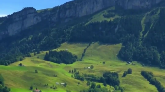 瑞士乡村风景素材视频-众图网
