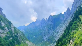 瑞士乡村风景素材视频-众图网