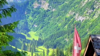 瑞士乡村风景素材视频-众图网