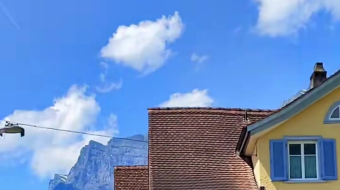 瑞士乡村风景素材视频-众图网