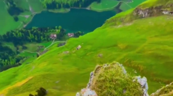 瑞士乡村风景素材视频-众图网