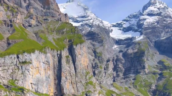 瑞士乡村风景素材视频-众图网