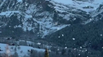 瑞士乡村风景素材视频-众图网