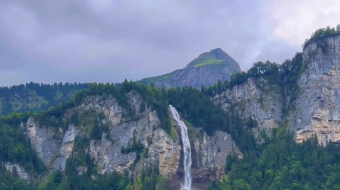 瑞士乡村风景素材视频-众图网