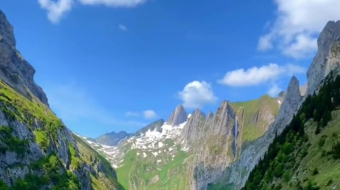 瑞士乡村风景素材视频-众图网