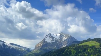 瑞士乡村风景素材视频-众图网