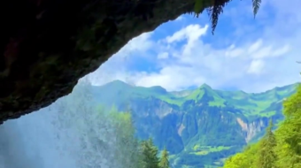 瑞士乡村风景素材视频-众图网