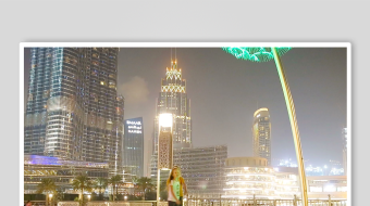 迪拜城市风景素材视频-众图网