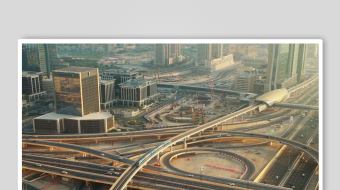 迪拜城市风景素材视频-众图网