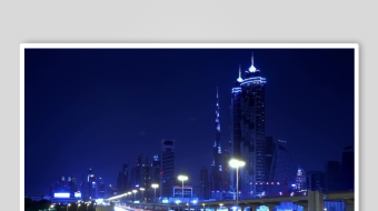 迪拜城市风景素材视频-众图网