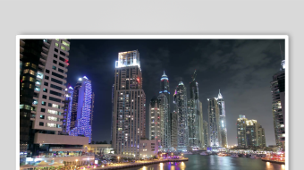 迪拜城市风景素材视频-众图网