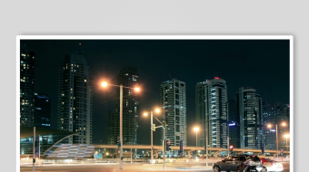 迪拜城市风景素材视频-众图网