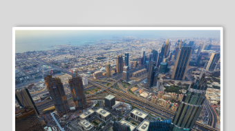 迪拜城市风景素材视频-众图网