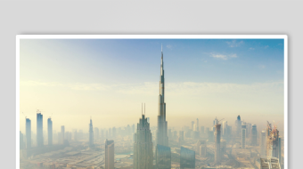 迪拜城市风景素材视频-众图网