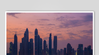 迪拜城市风景素材视频-众图网