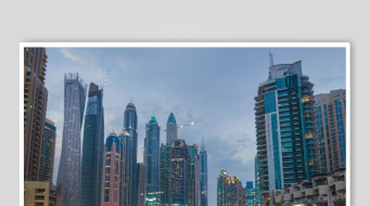 迪拜城市风景素材视频-众图网