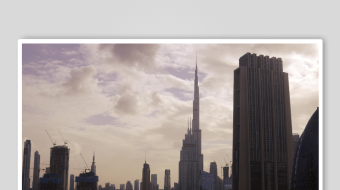 迪拜城市风景素材视频-众图网