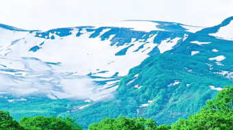 瀑布山水溪流风景素材-众图网